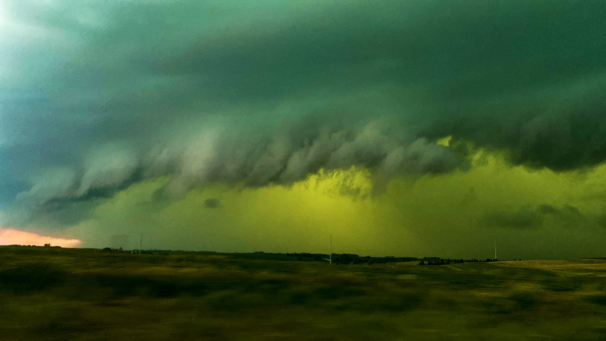 Rare Storm Literally Turns Sky Green in South Dakota - SnowBrains