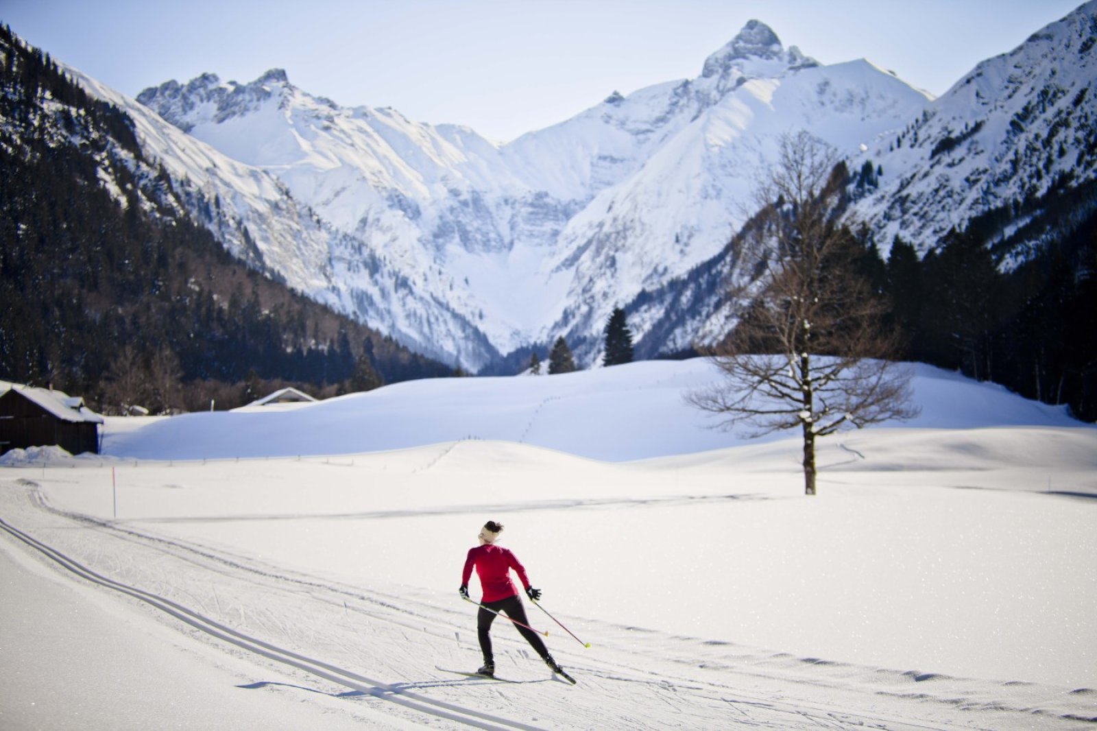 Oberstdorf, Germany, is trying to enable cross-country skiing from October through snowfarming, picture: Oberstdorf.de