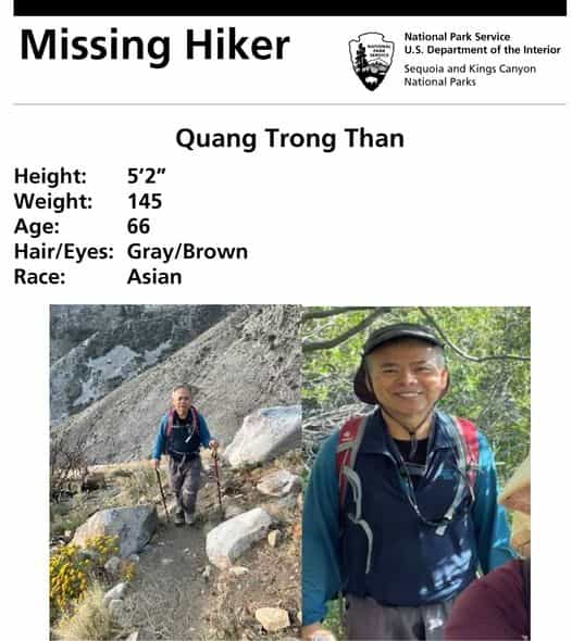 missing hiker, 