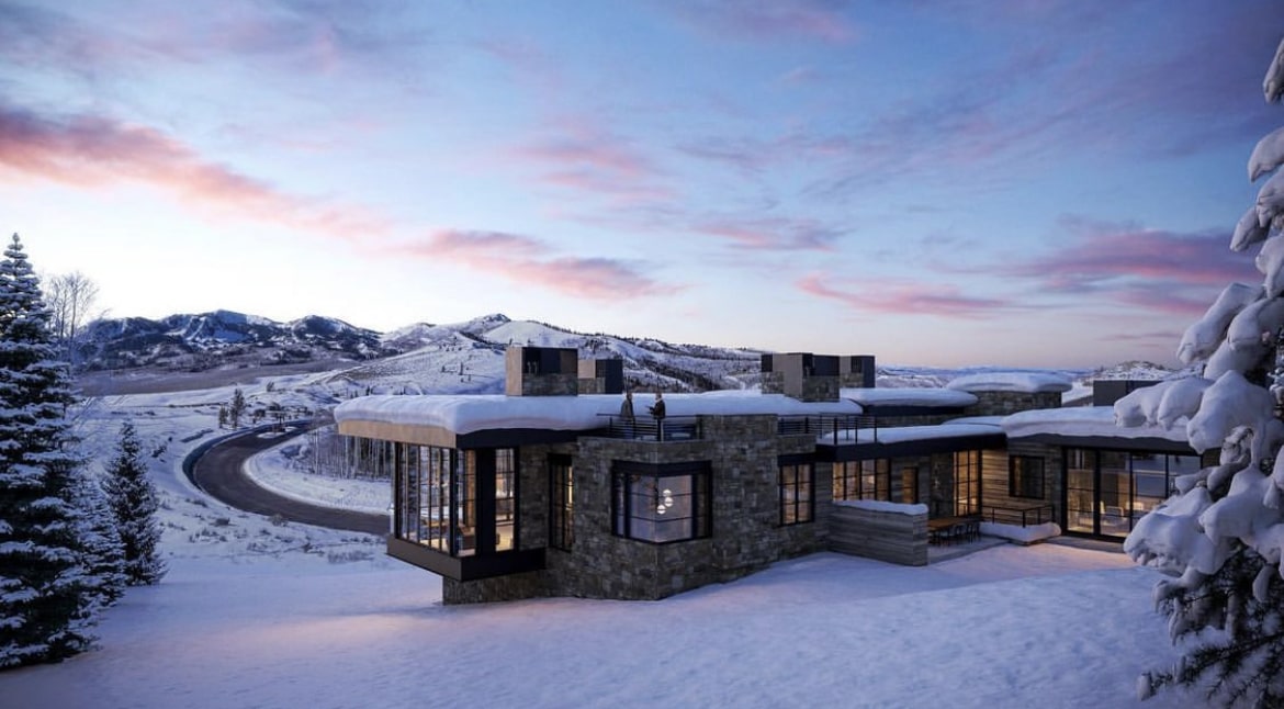 Dream House Under Construction in Deer Valley, UT, for RecordBreaking