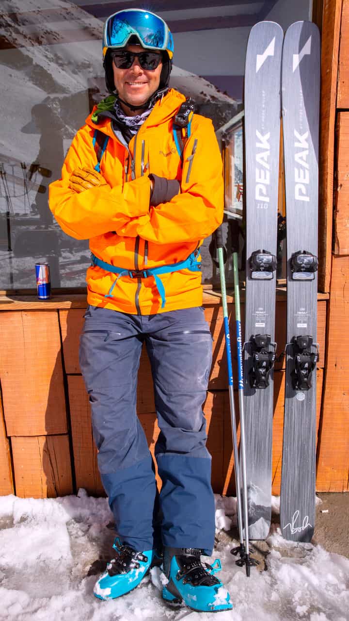 Chris davenport, peak skis, 