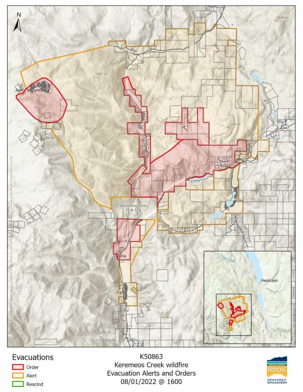 wildfire, apex mountain resort, 