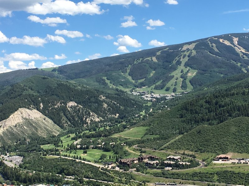 Scenic view above Avon, Colorado. 