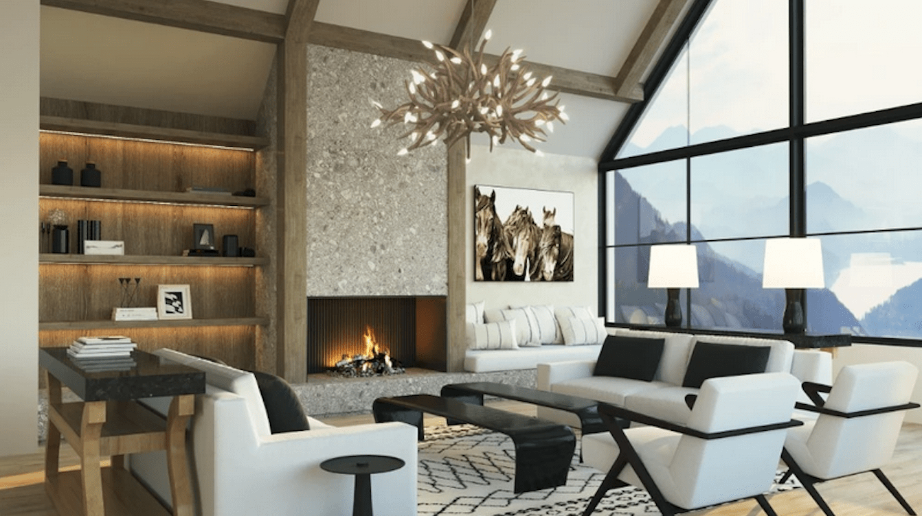living room luxury residence