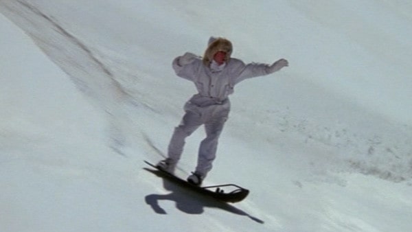 Snowboard from A View To Kill James Bond Roger Moore