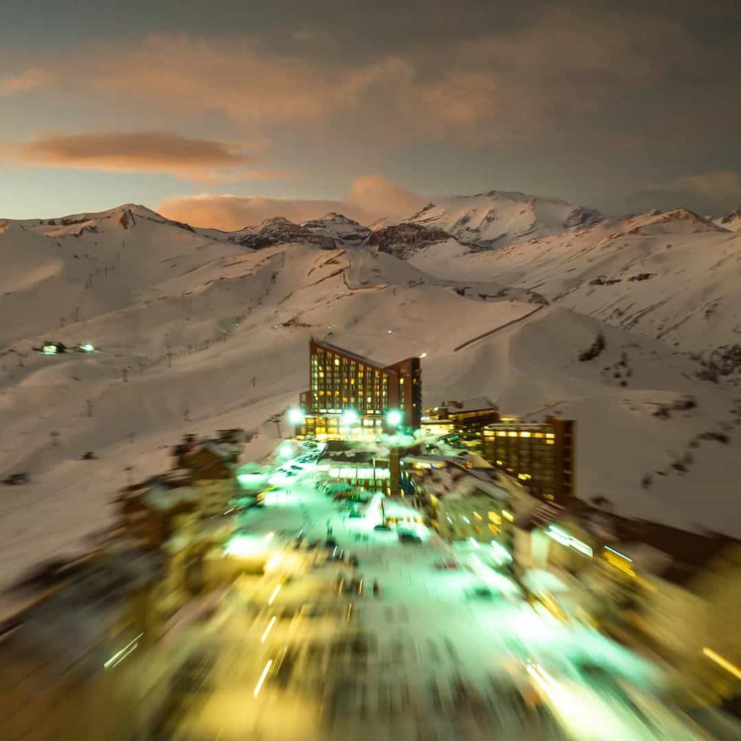 valle nevado, chile,