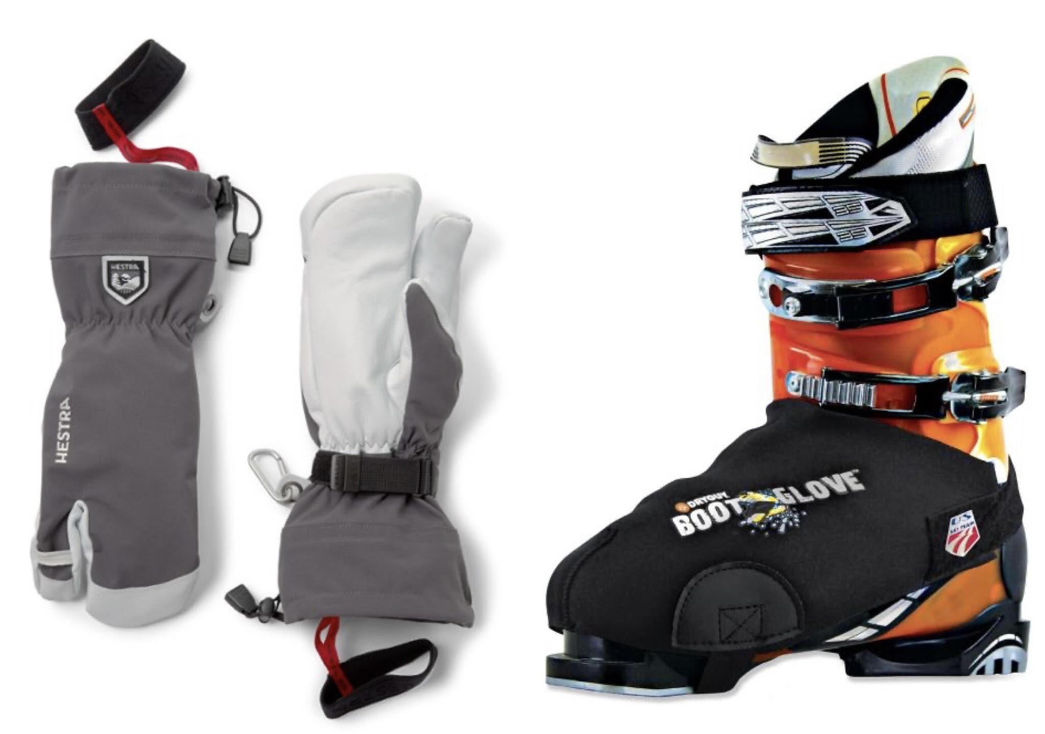 Boot gloves for outlet ski boots