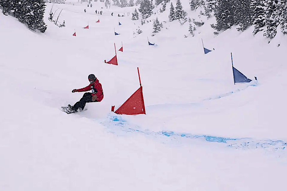 Dick's Ditch Banked Slalom course, Jackson Hole Resort, WY. 