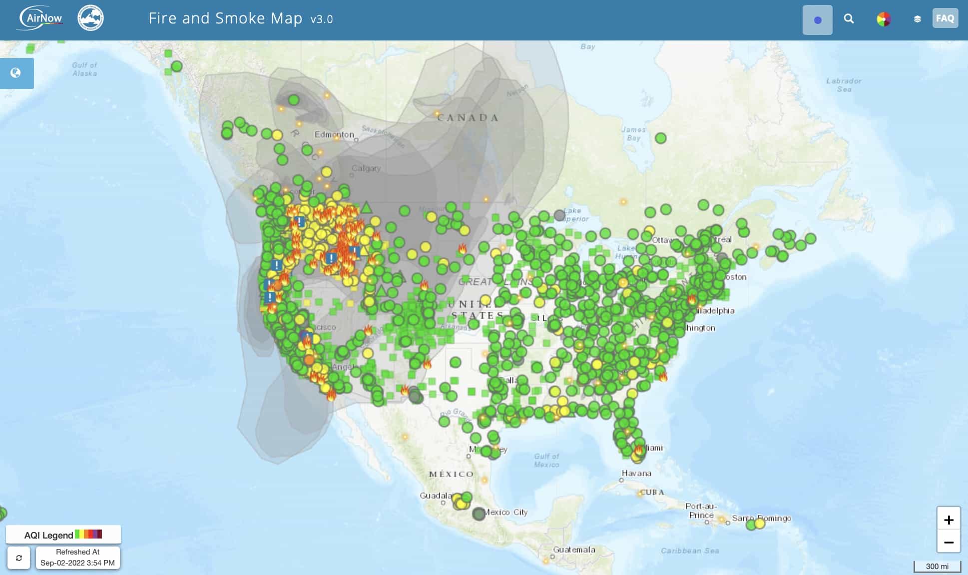 Weekly USA Fire & Smoke Report & Forecast | 6,153,171 Acres Burned is ...