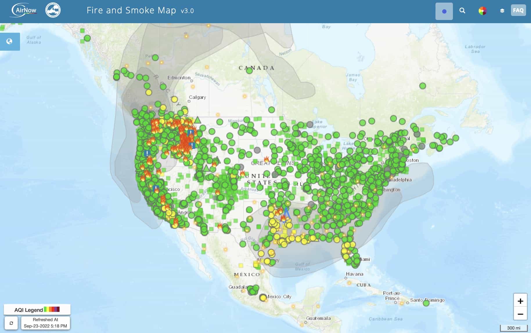 Weekly USA Fire & Smoke Report & Forecast | 96 Large Fires Are ...