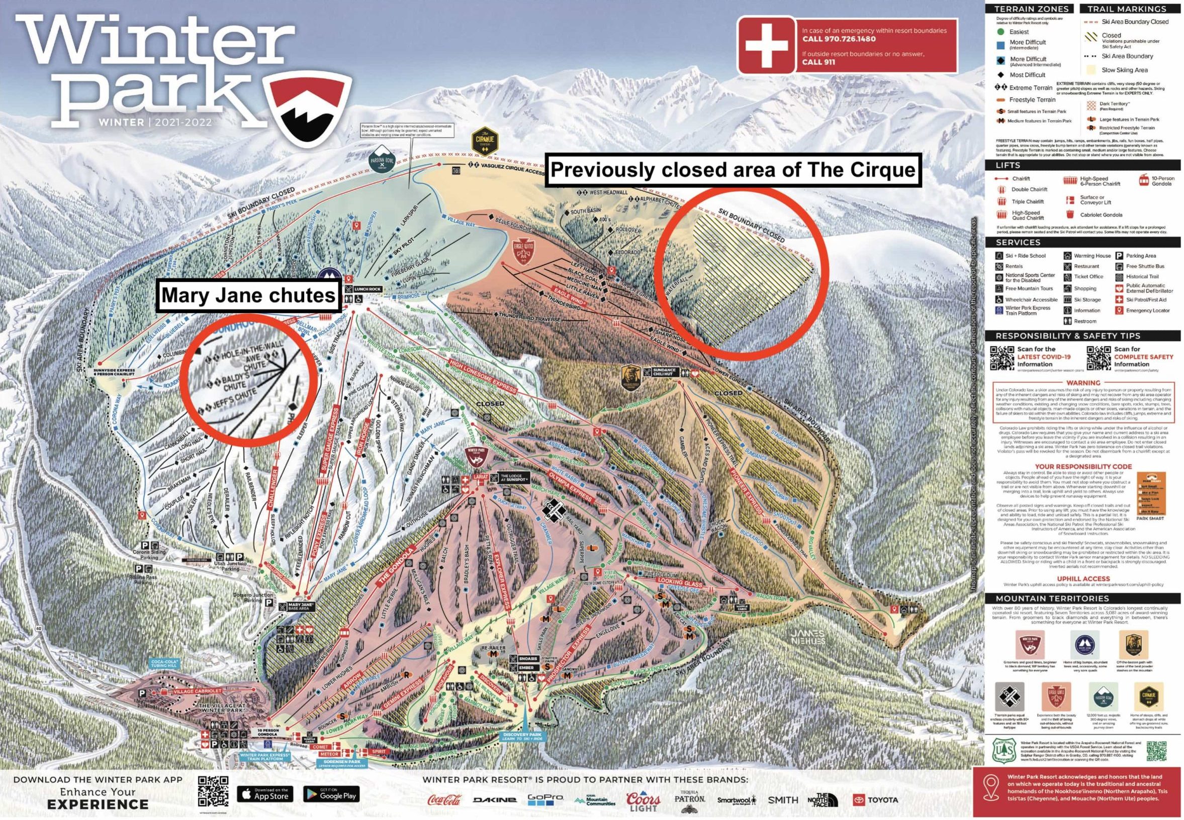 winter park, trail map,