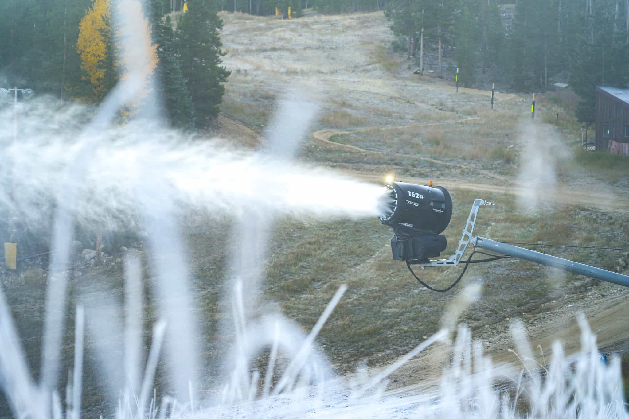 Melting ski resorts are developing a fatal addiction to snow machines