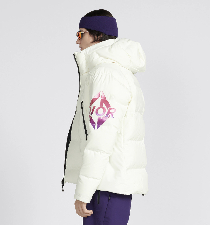 Louis Vuitton Black & White Snow Capsule Puffer Jacket