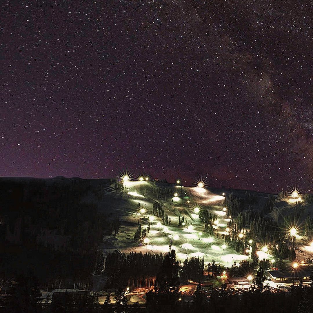 Boreal Mountain Resort Night Skiing