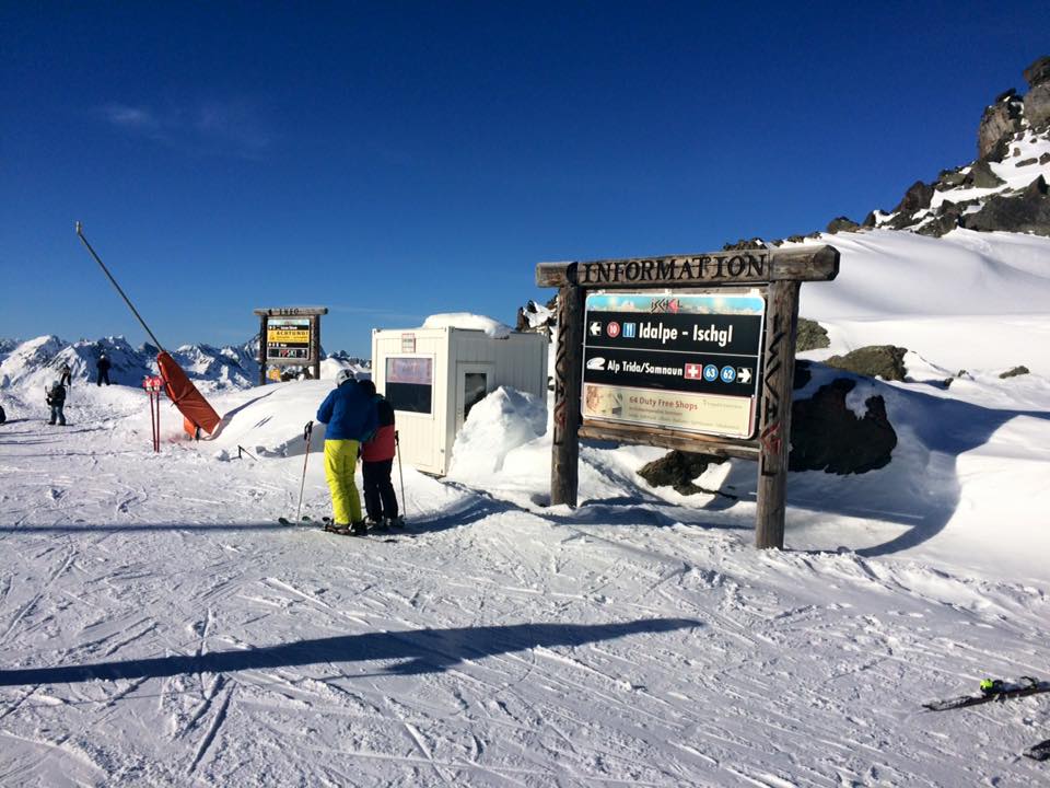 Ischgl Samnaun border