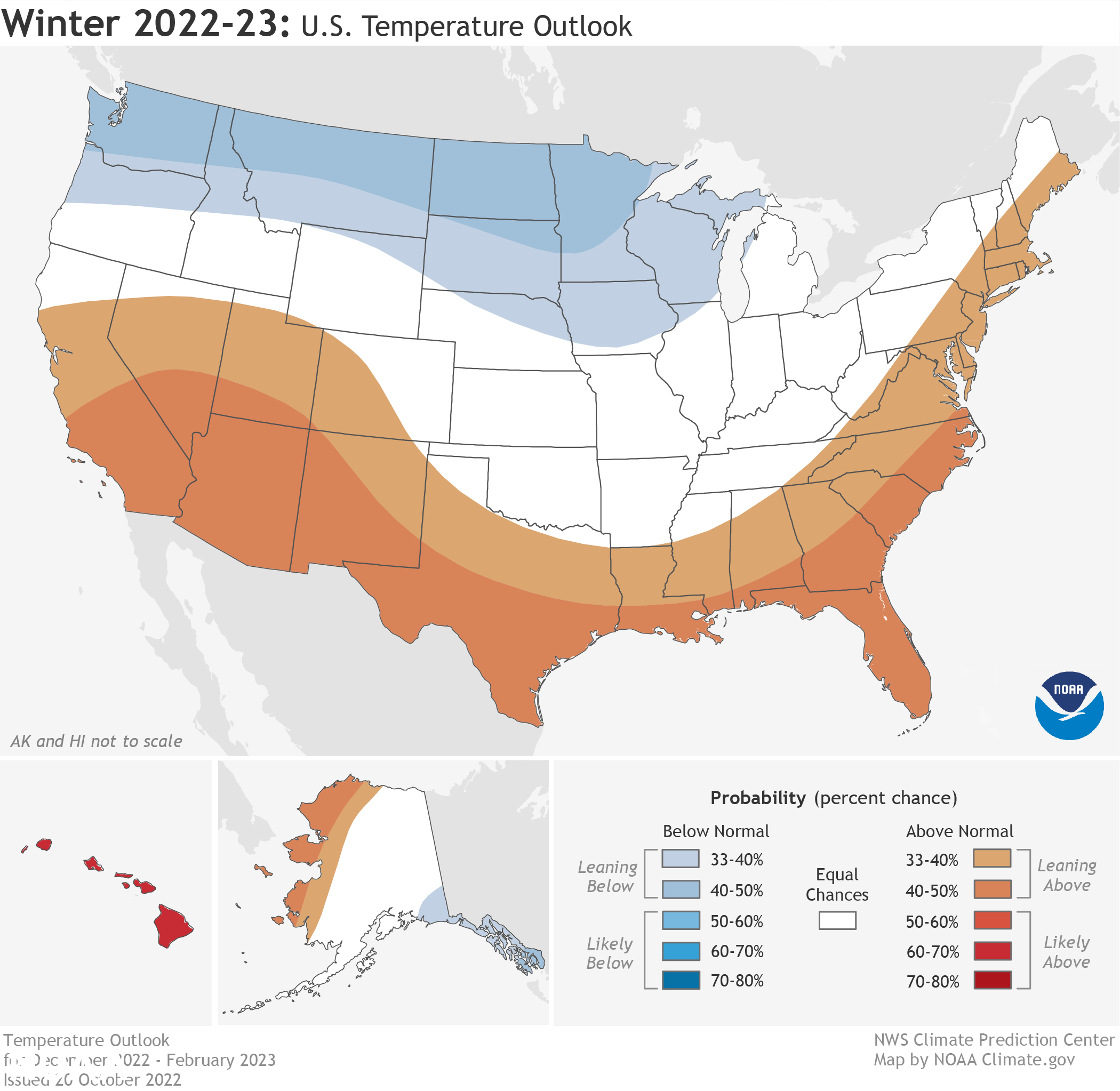 winter outlook, NOAA