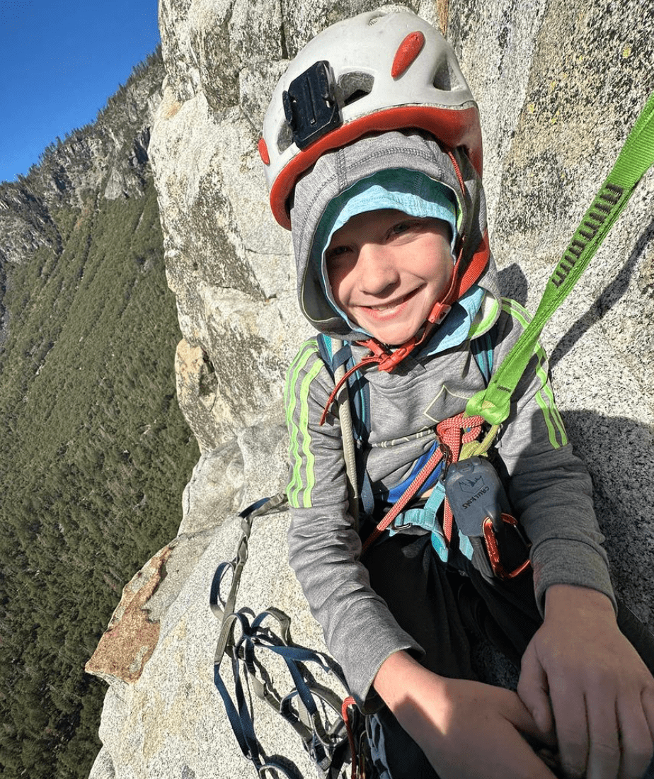 8 year old boy will be youngest ever to climb el capitan in Yosemite CA 