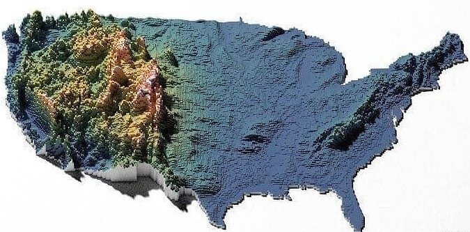 The Scope Of Elevation Levels In The U S SnowBrains   US Elevation Levels 