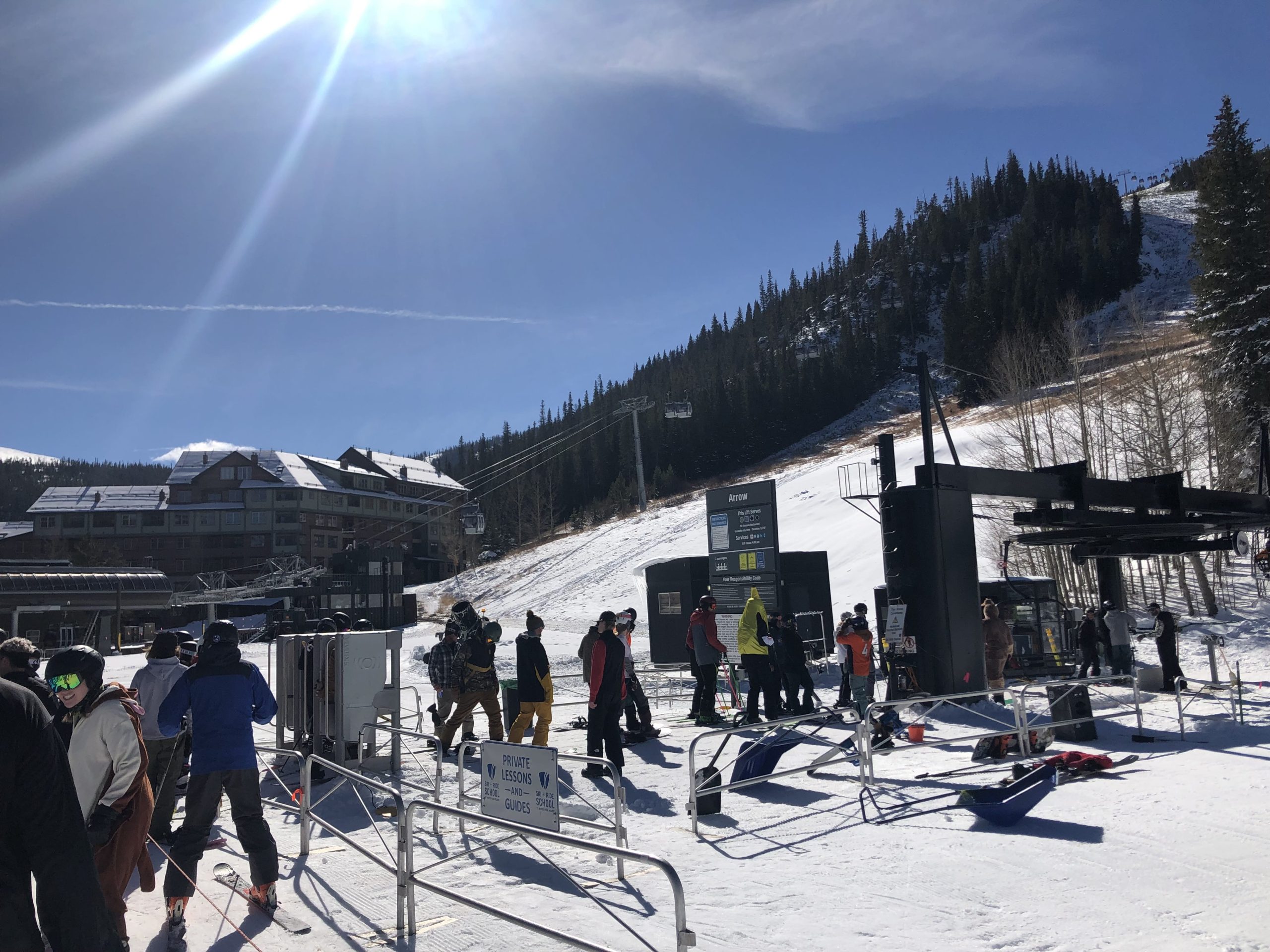 Winter Park Opening Day Lift Lines