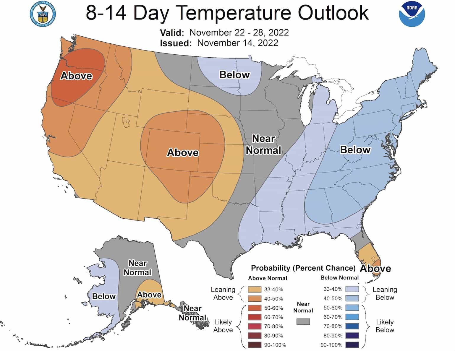 temperature outlook