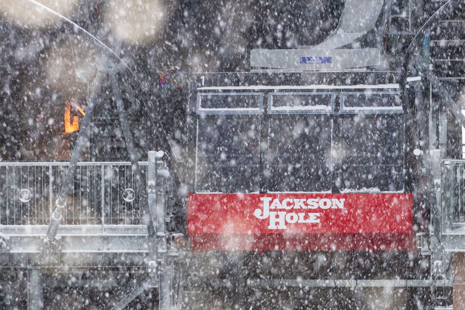 Jackson hole mountain resort, Wyoming, tram,