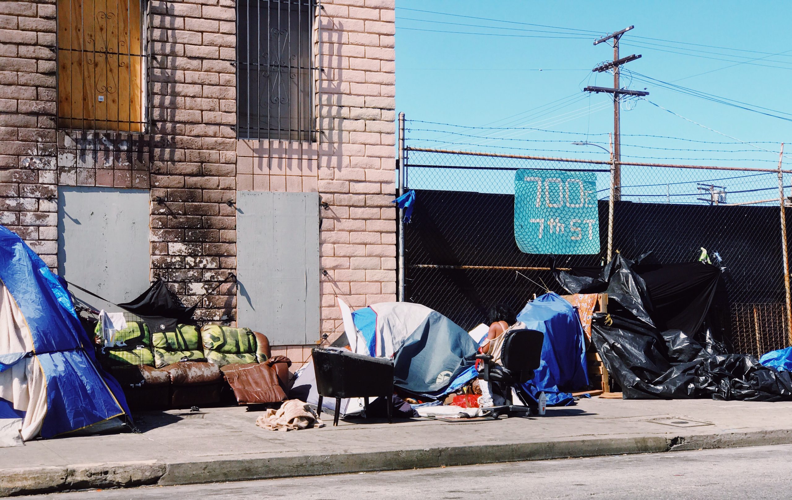 Homeless community photo