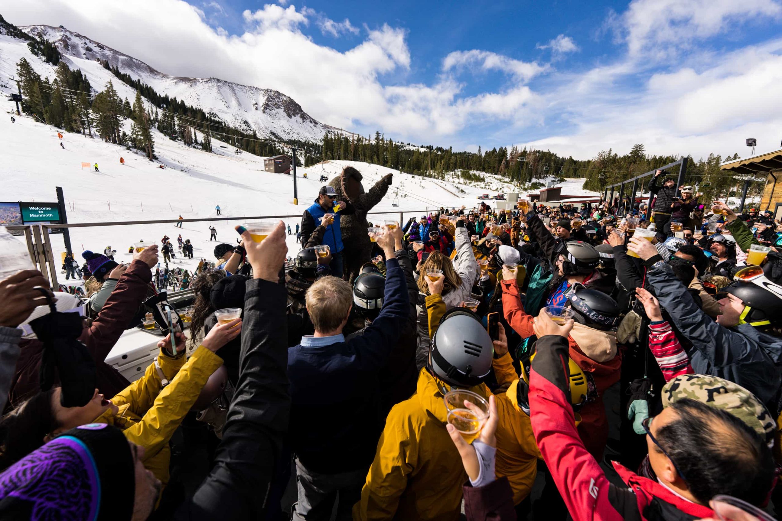 mammoth mountain, california, opening day