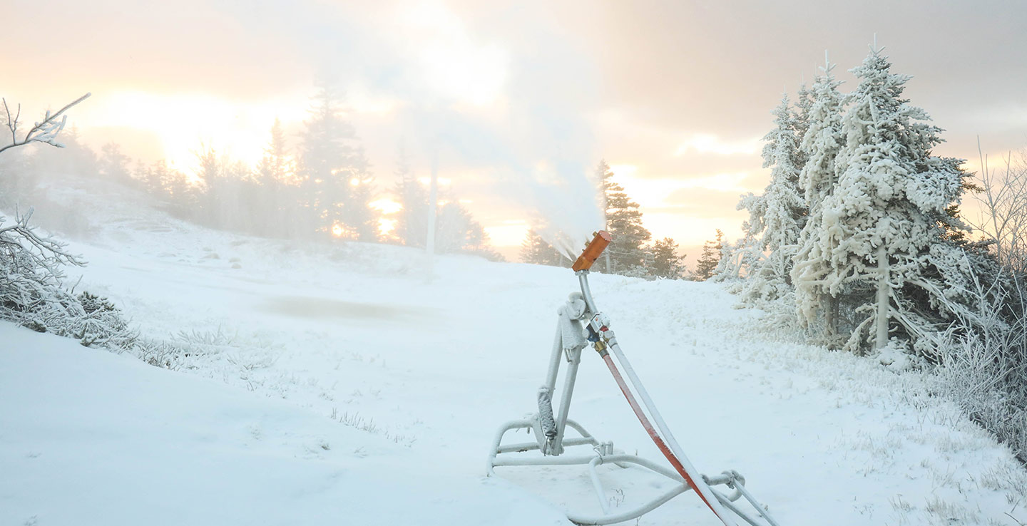 How Snow Guns Keep the Slopes Coated in Fresh Powder