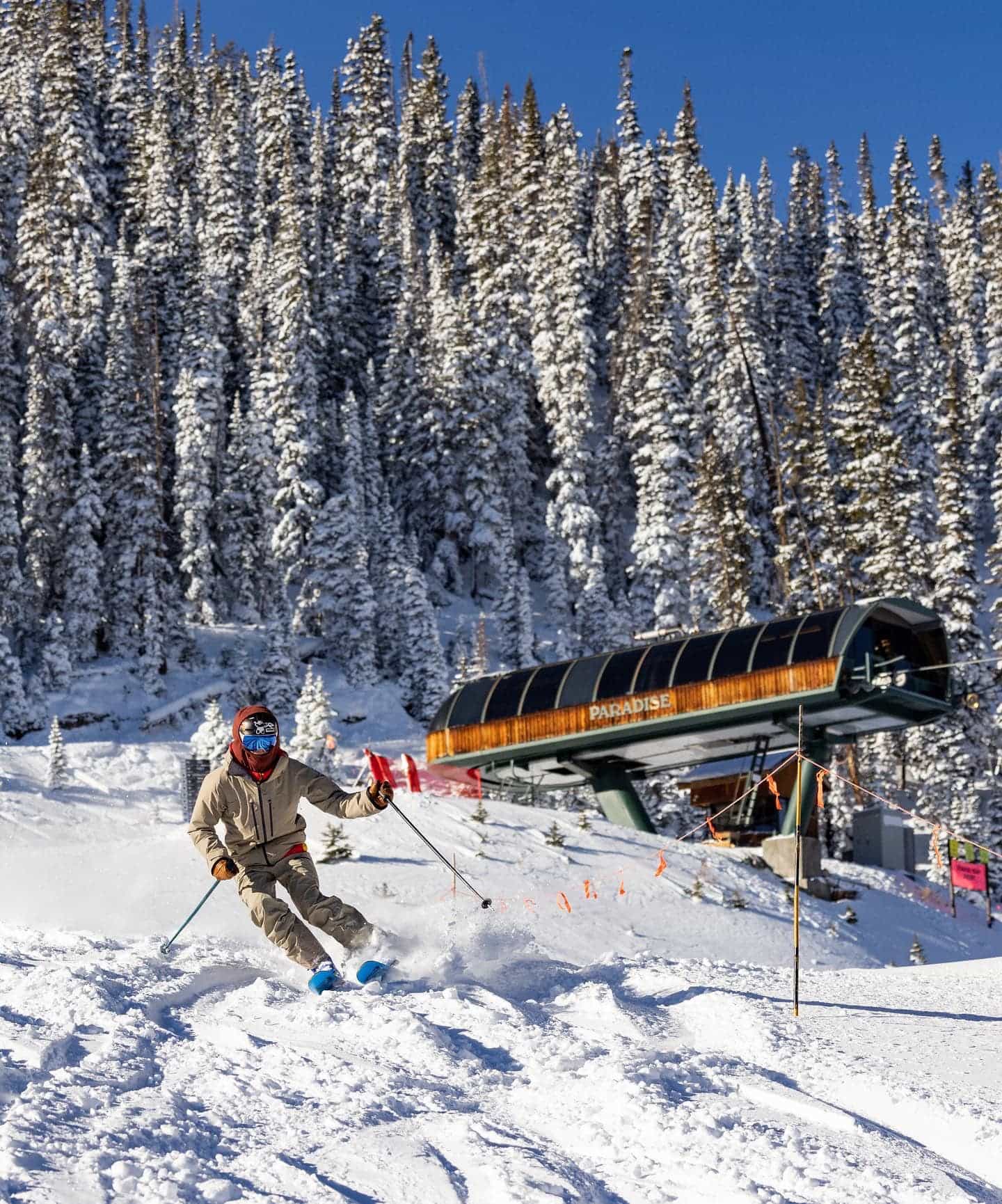 paradise express chair at crested butte resort colorado