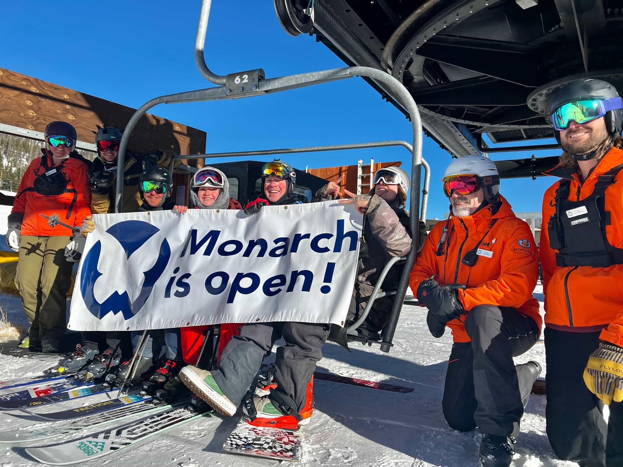 monarch mountain, colorado, opening day