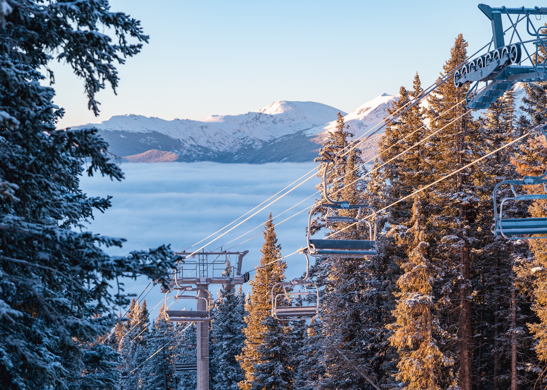 chairlift at vail resort