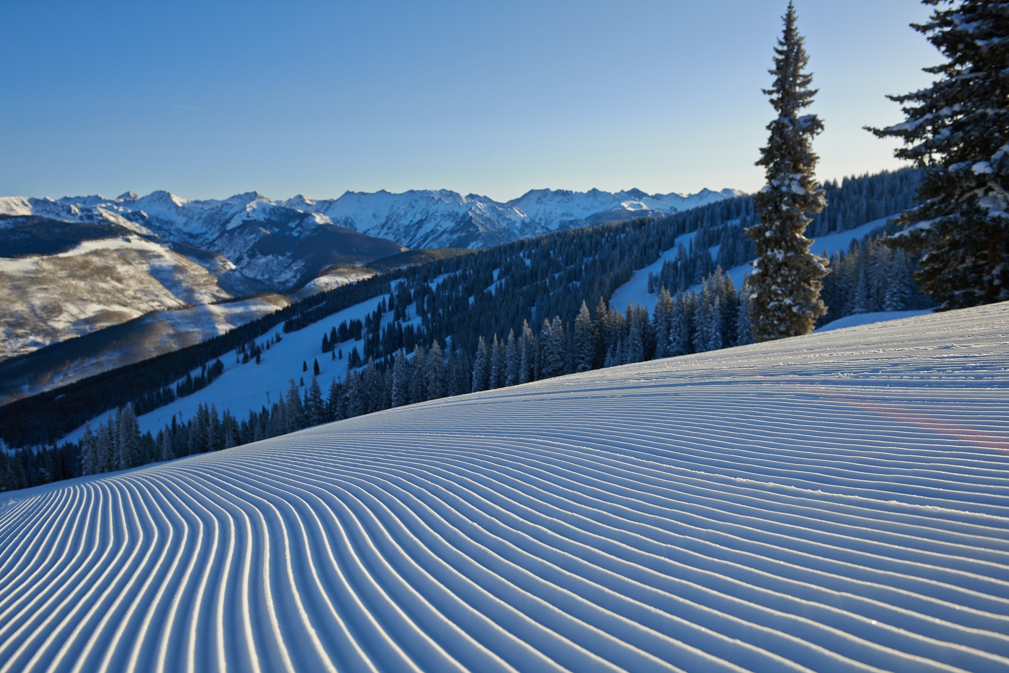 groomed run at vail