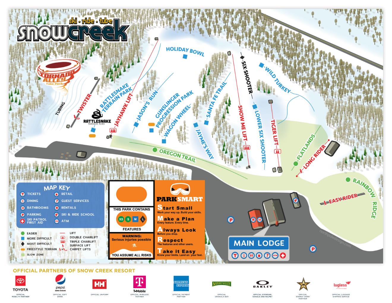 Snow Creek Trail Map