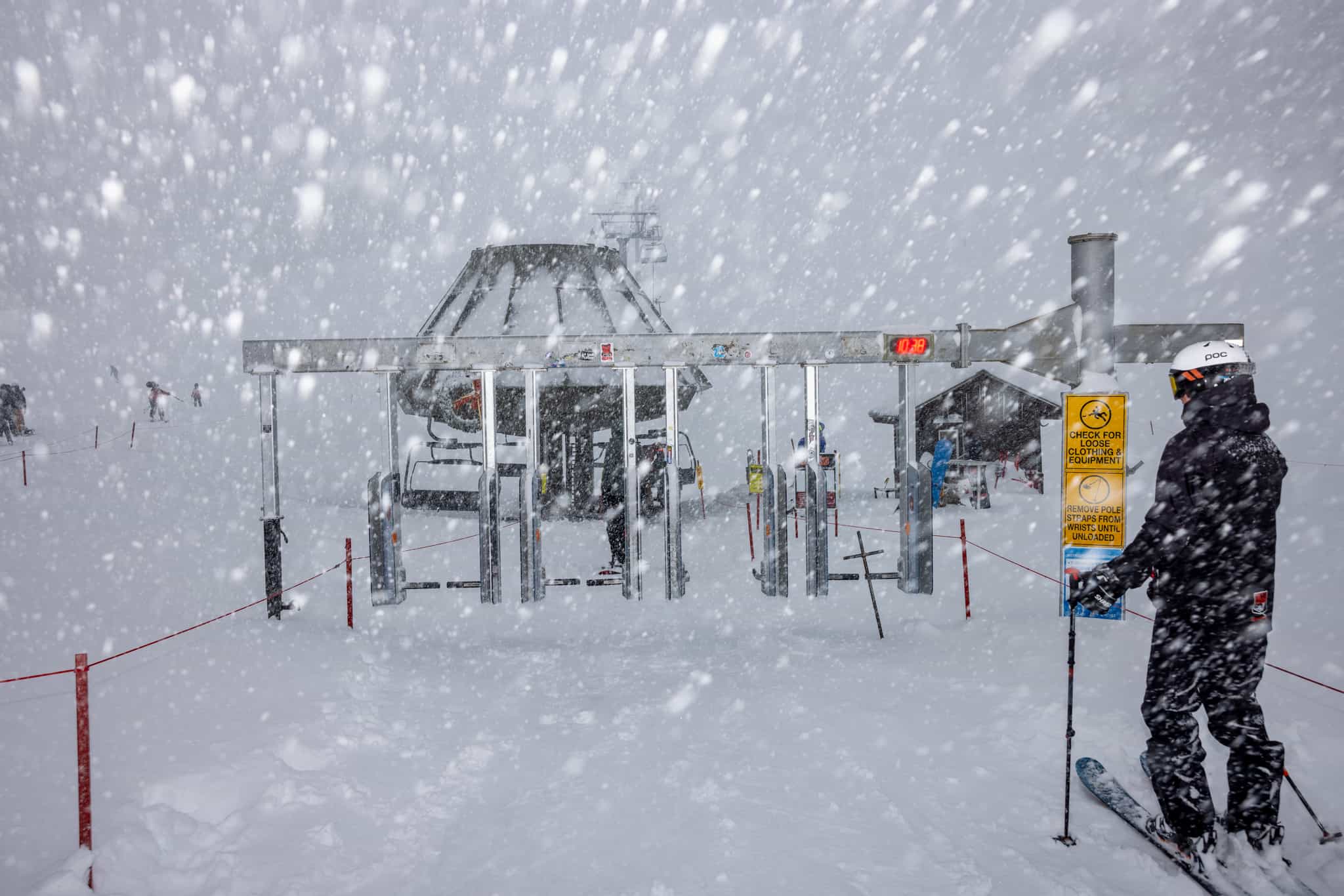 Mammoth Mouhtain, California, snowfall,