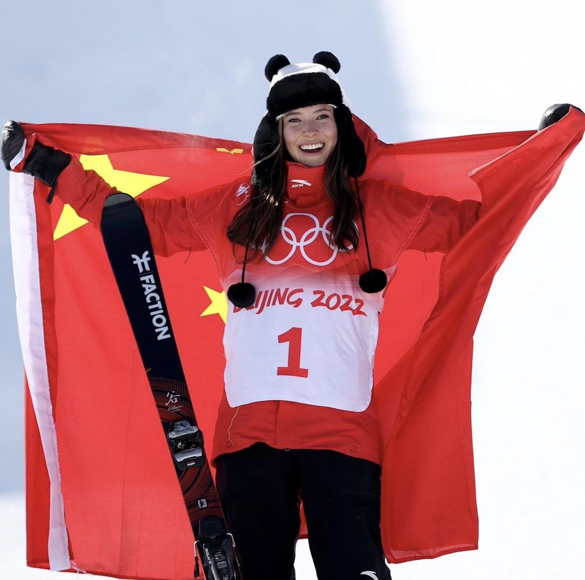 China's Freestyle Medal Hope Is American-born skier-model Eileen Gu