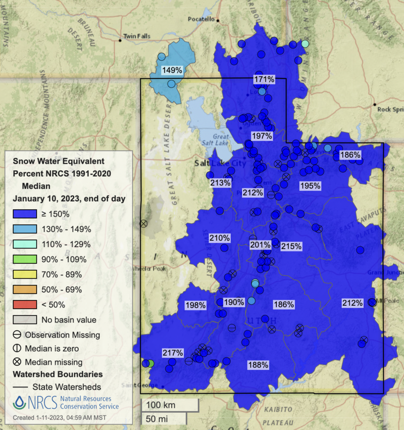 Utah Surpasses Last Season S Peak Total Snowpack And It S Only Mid   IMG 8111 