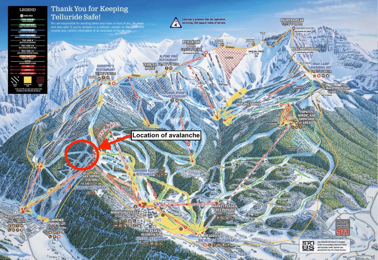 Telluride, avalanche, 