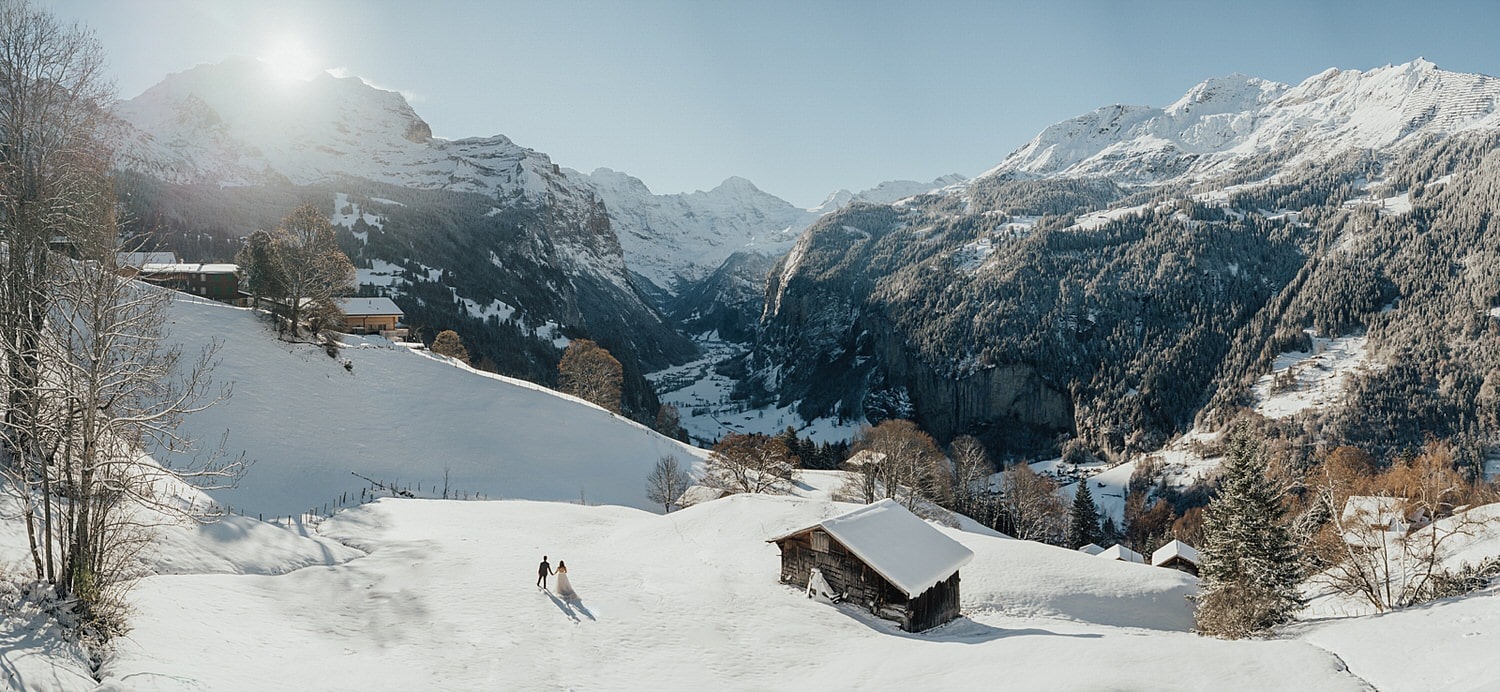 Ski wedding