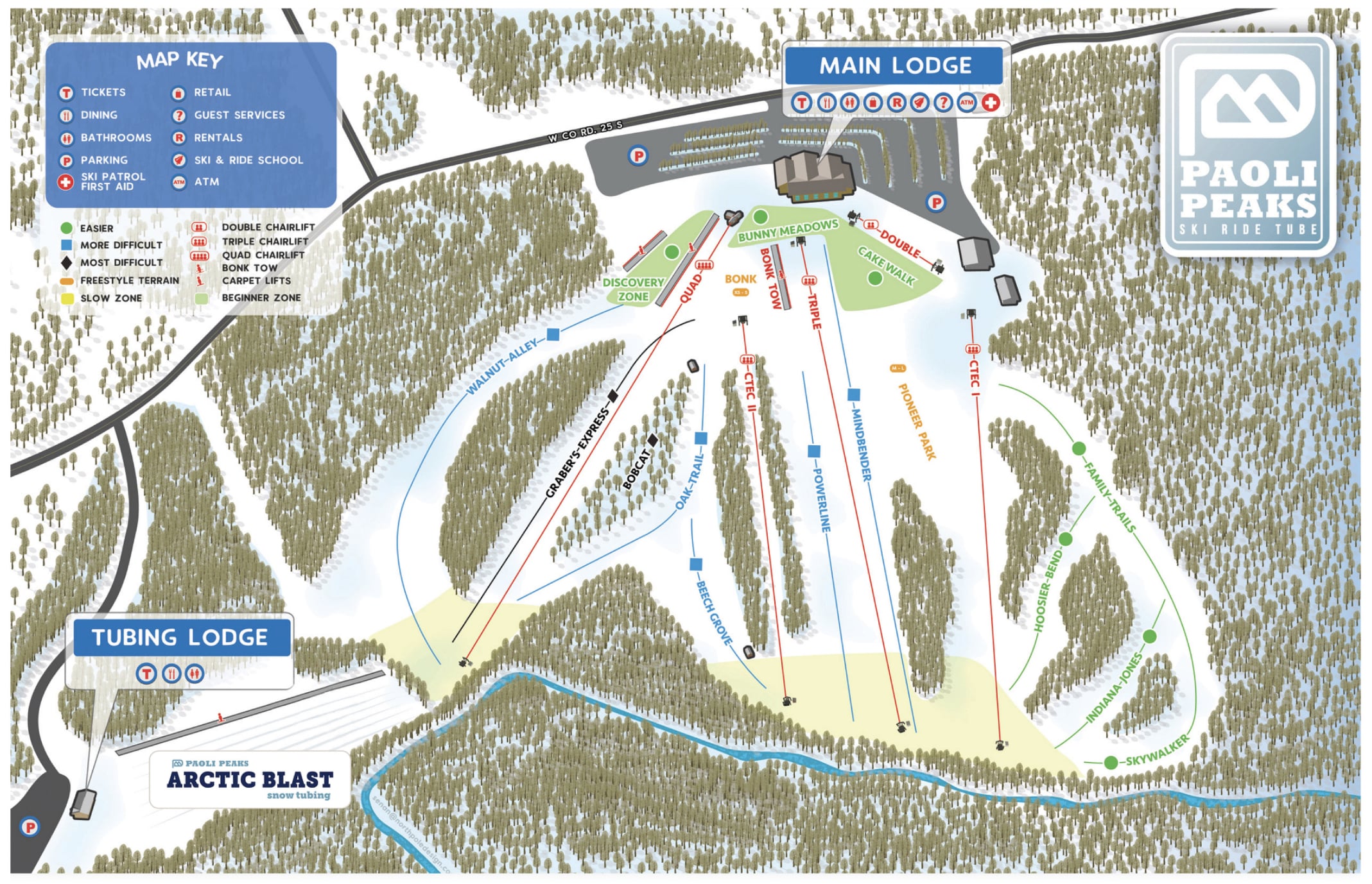 Trail Map Paoli