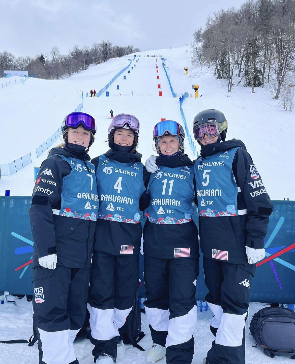 USA Moguls Team women