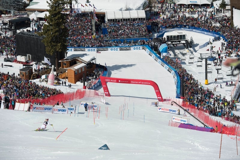 Race course, palisades tahoe world cup