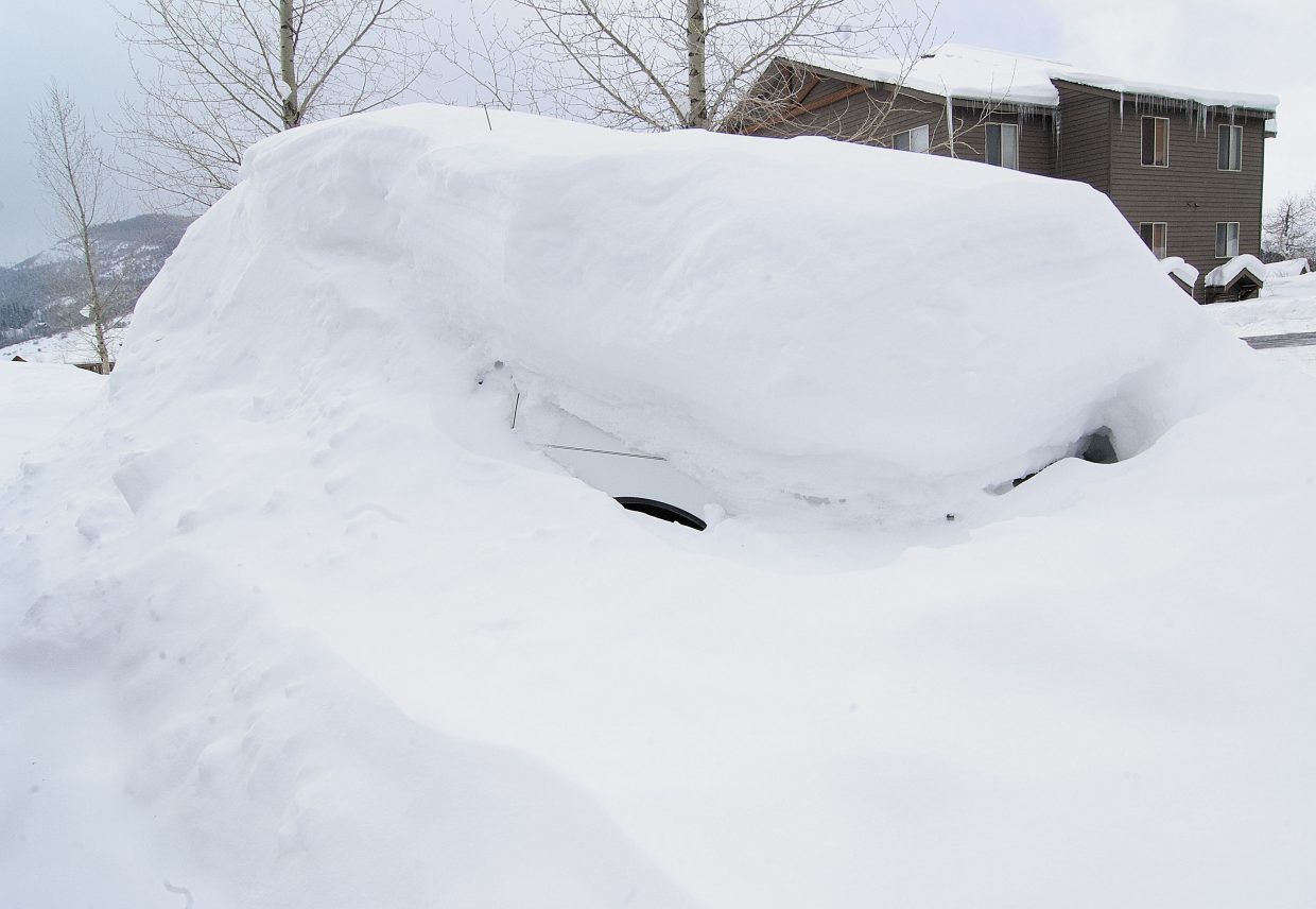 Steamboat snow