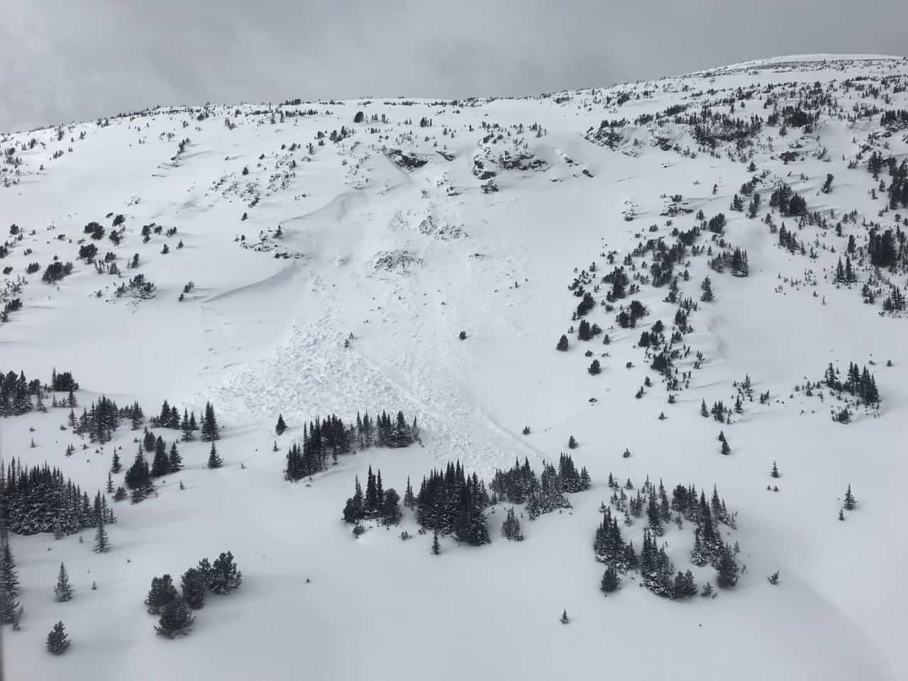 potato peak avalanche, British Columbia 