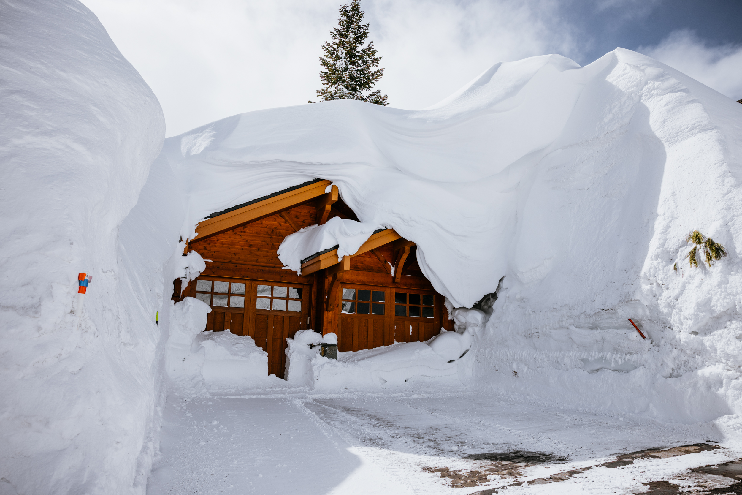 A Photo Tour of the Buried Houses of Mammoth Lakes, CA SnowBrains