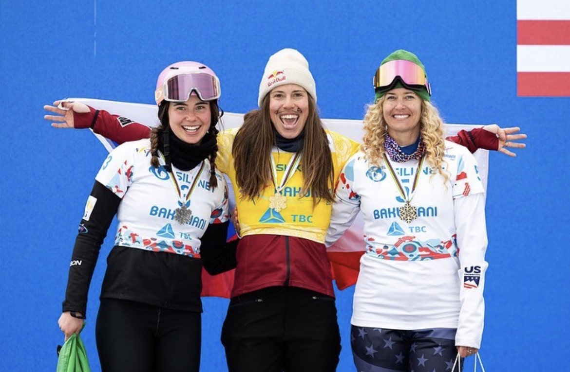 Podium Snowboard Cross