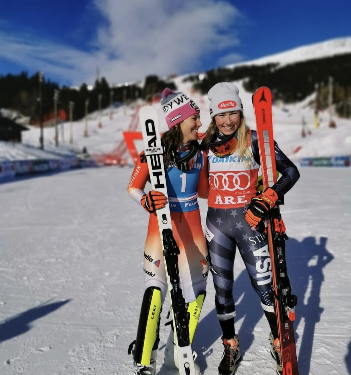 Wendy Holdener Mikaela Shiffrin