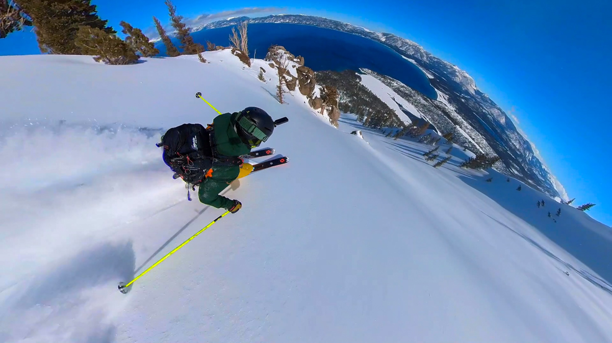 Lake Tahoe, CA, Backcountry Report: Big Mountain Skiing in Perfect Powder  Above an Azure Lake Tahoe - SnowBrains