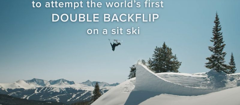 First ever double backflip on a sit-ski