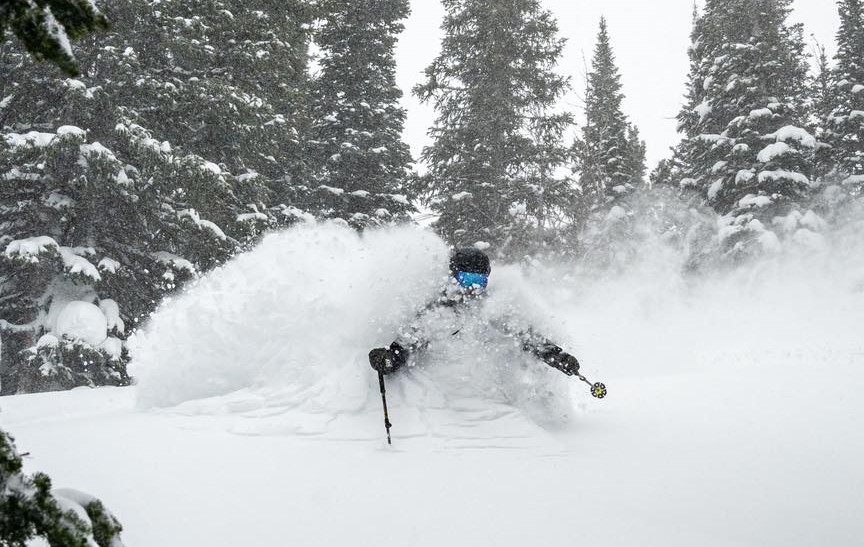 powder glades, jackson hole, wyoming, 