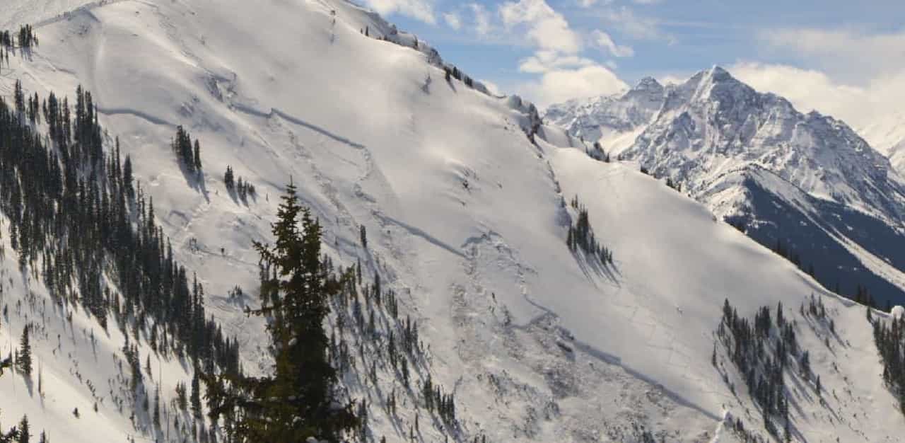 avalanche, colorado, aspen highlands, maroon bowl